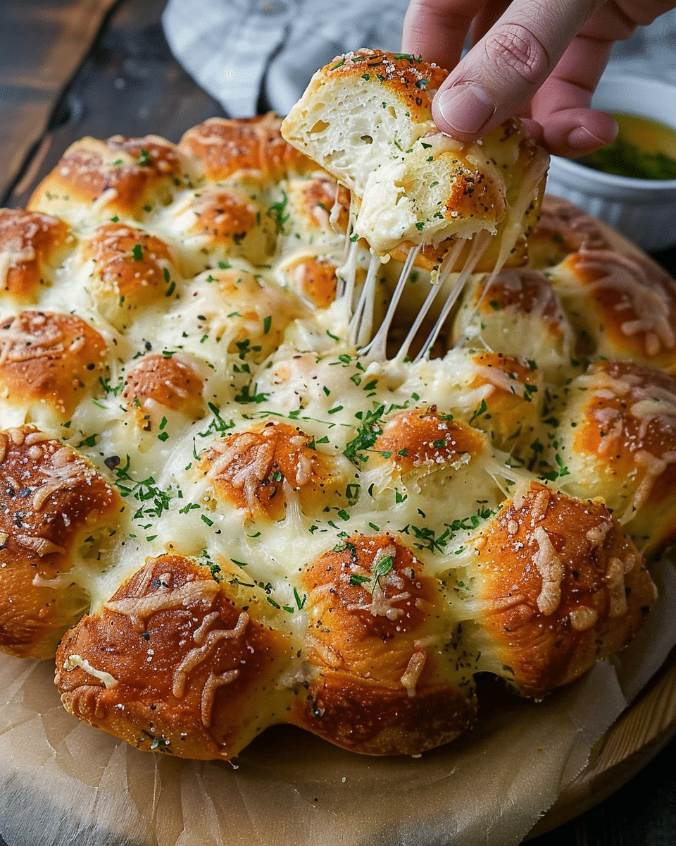 Cheesy Garlic Monkey Bread