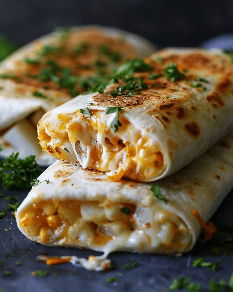 Cheesy Potato Burritosmmm