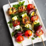 Healthy Greek Salad Skewers