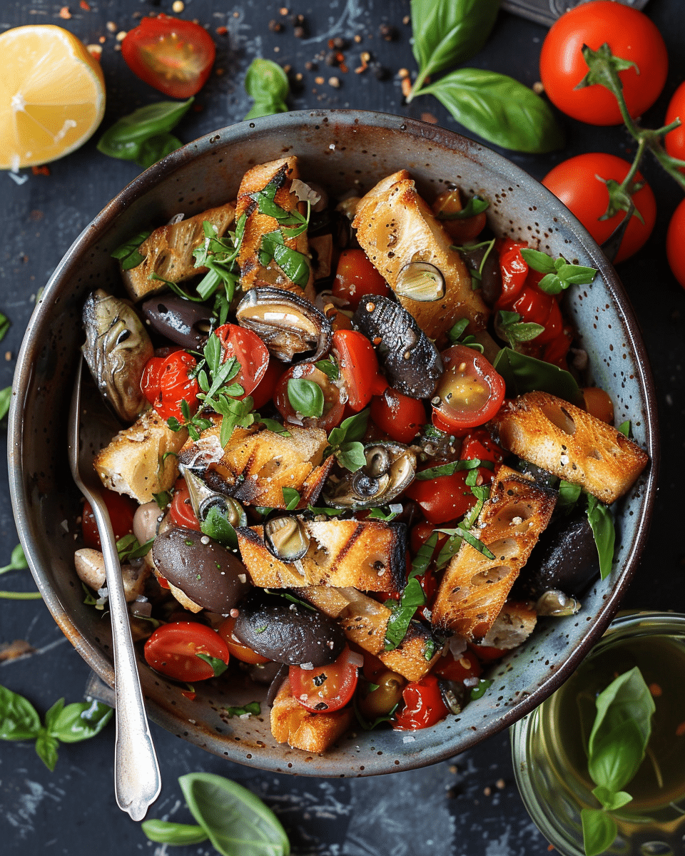 Panzanella with Sardines