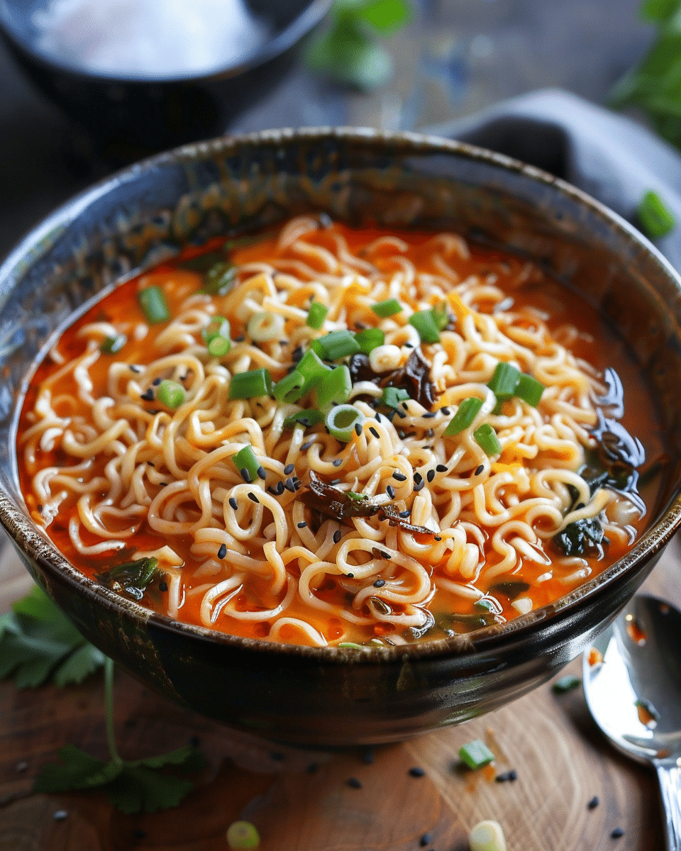 Saucy Vegan Ramen Noodles - Comfort Food Recipes