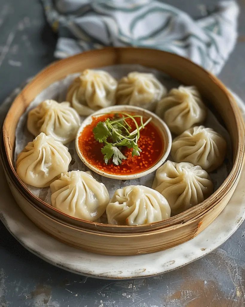 Easy Chicken Momo Dumplings (Sajilo Kukhura ko Momo)