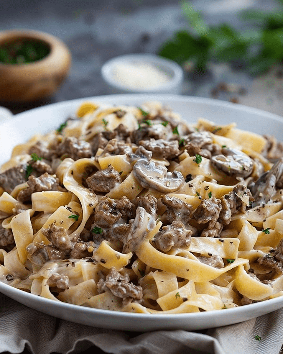 Creamy Beef Pasta