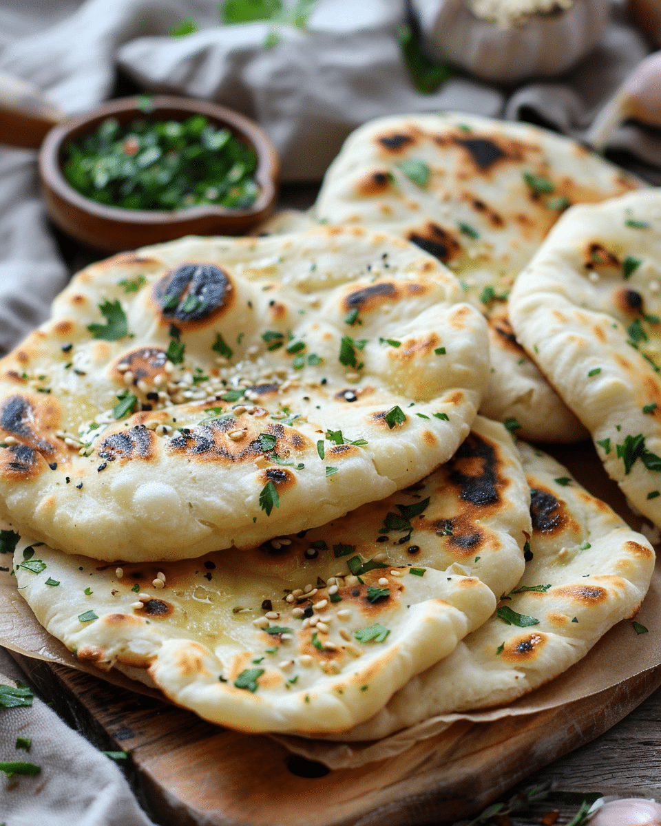 The Best Easy Garlic Naan Bread