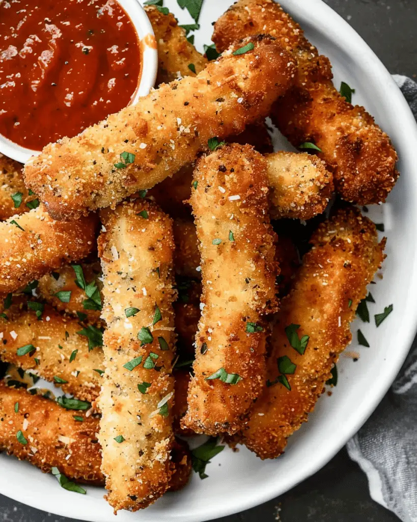Easy Homemade Mozzarella Sticks Recipe
