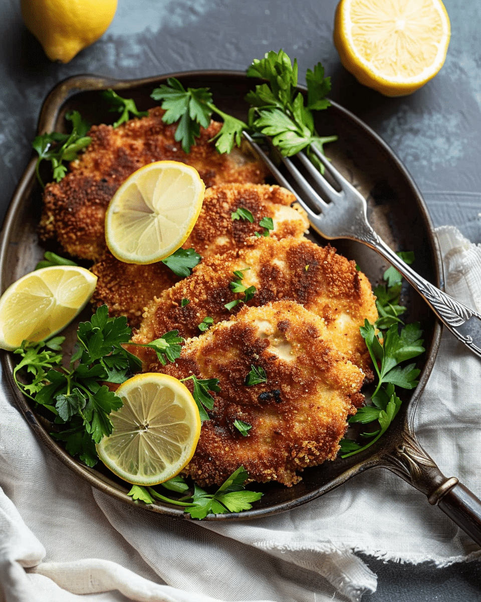 Parmesan crusted chicken