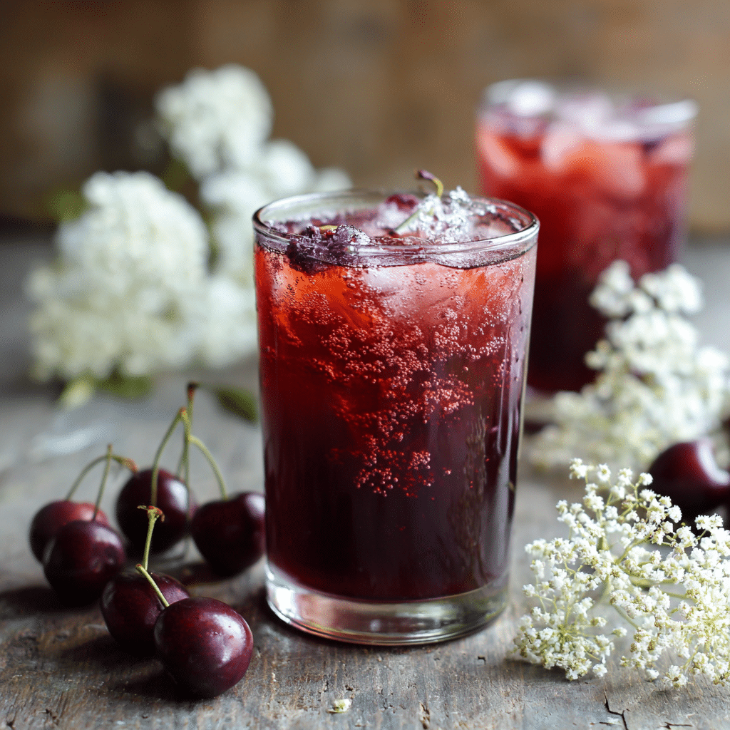 Cherry Ginger Iced Tea