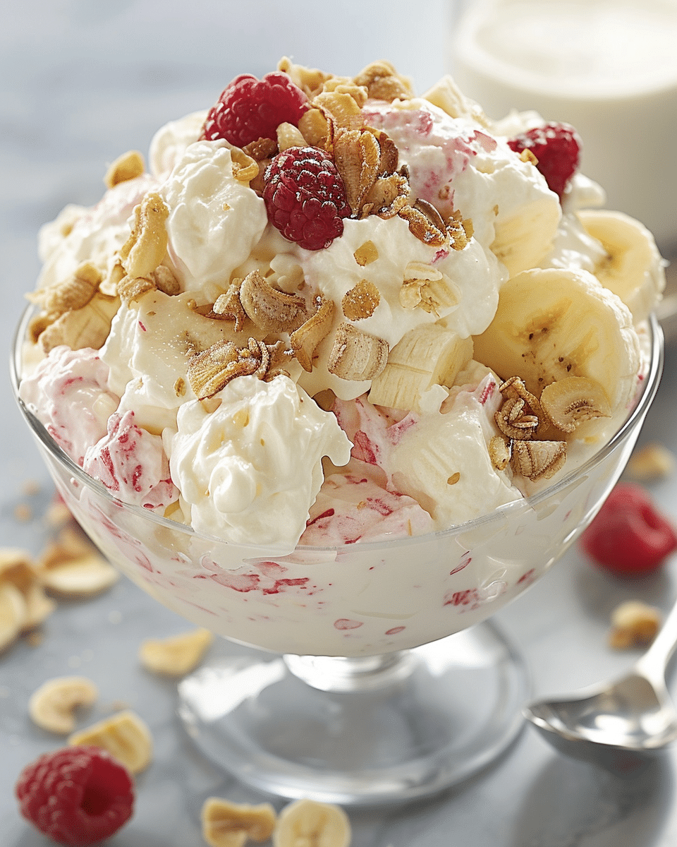 Banana Split Fluff Salad