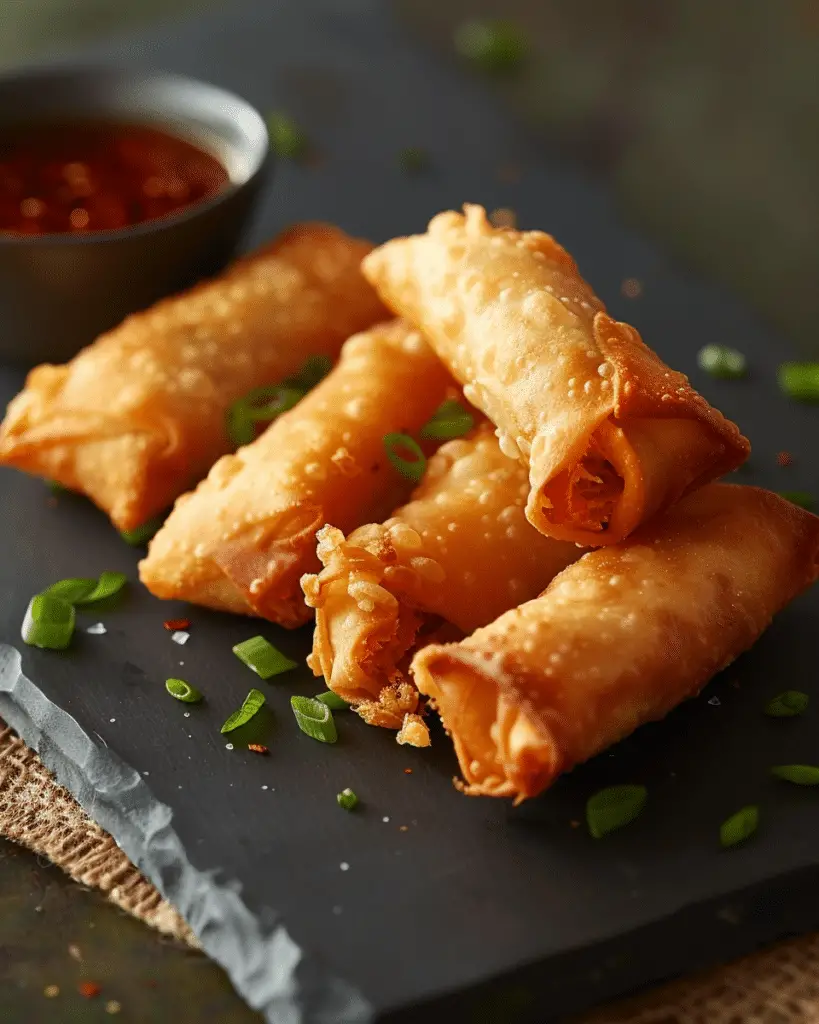 Crab Rangoon Egg Rolls