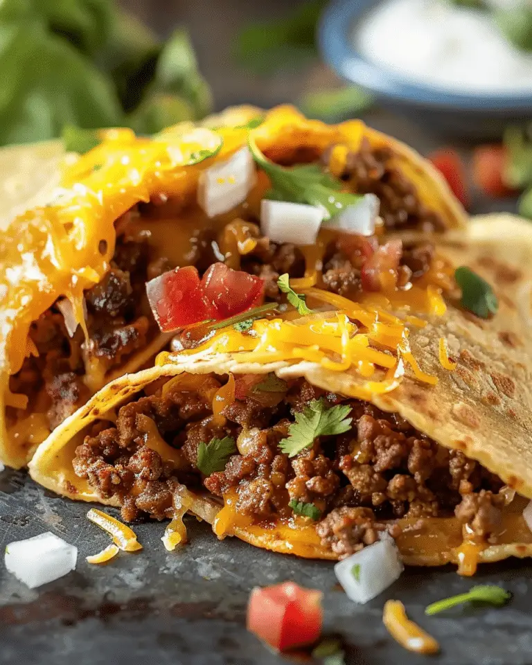Beef Meximelt Cheesy Taco