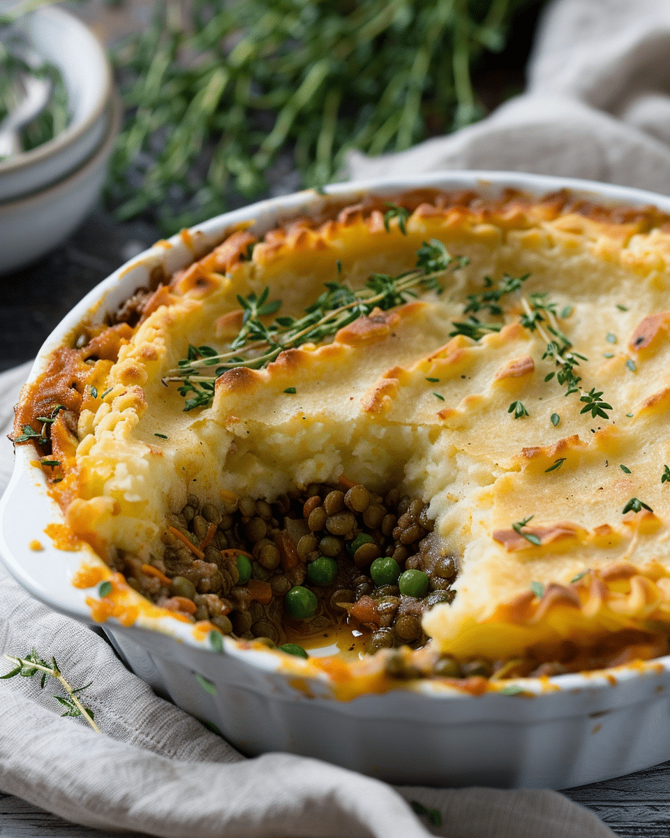 Vegan Lentil Shepherd’s Pie