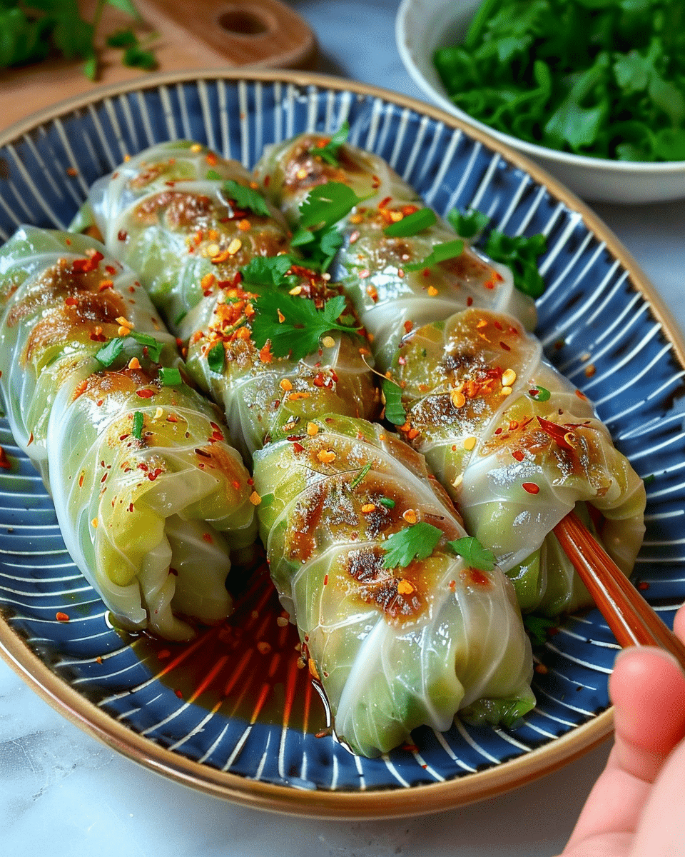 Easy Napa Cabbage Rolls