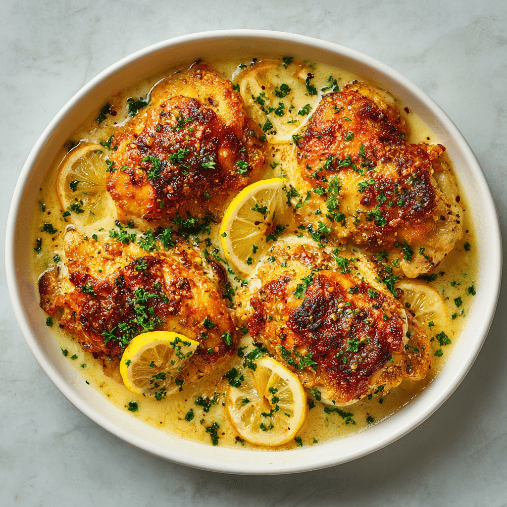 Baked Lemon Butter Chicken