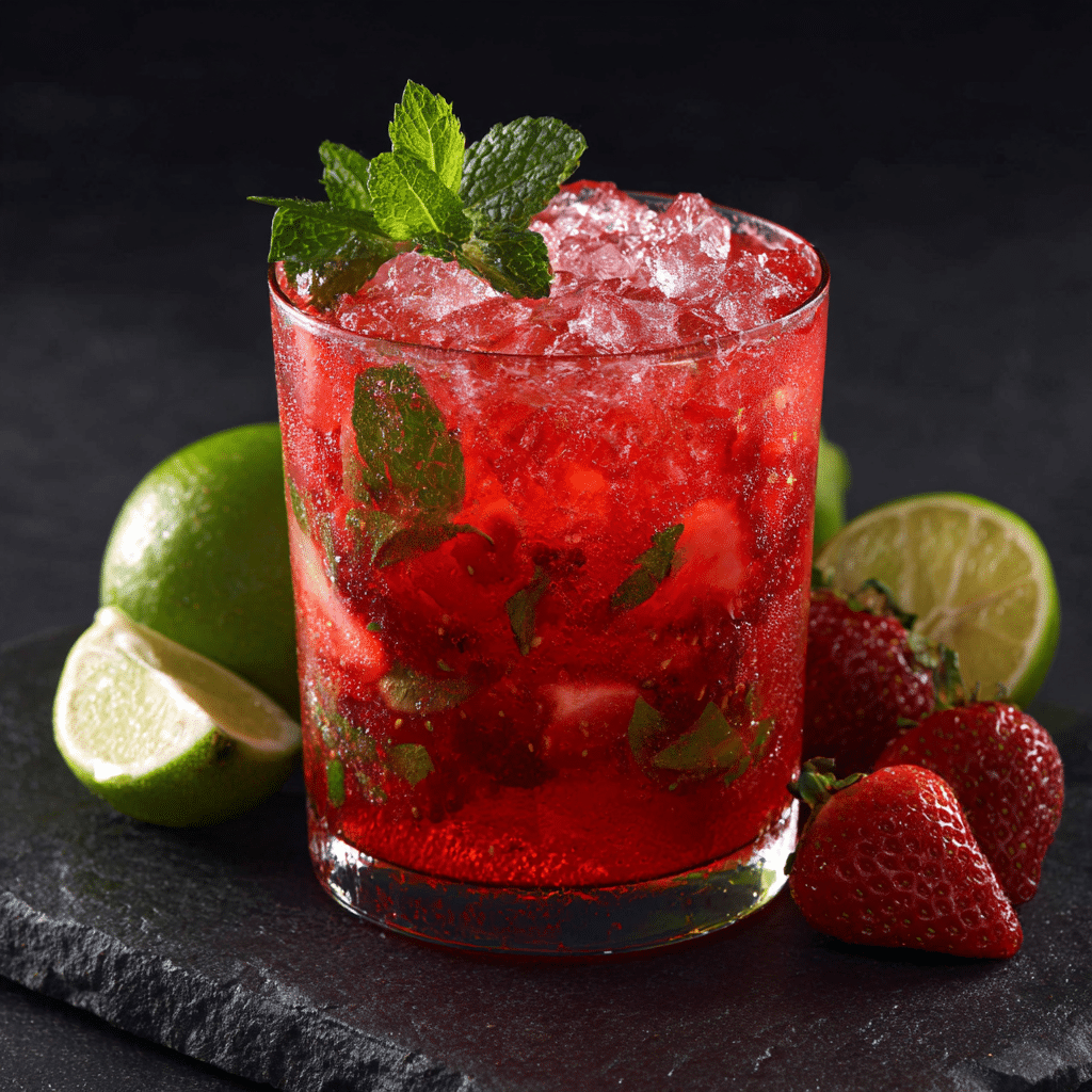 Strawberry Mojito Mocktail