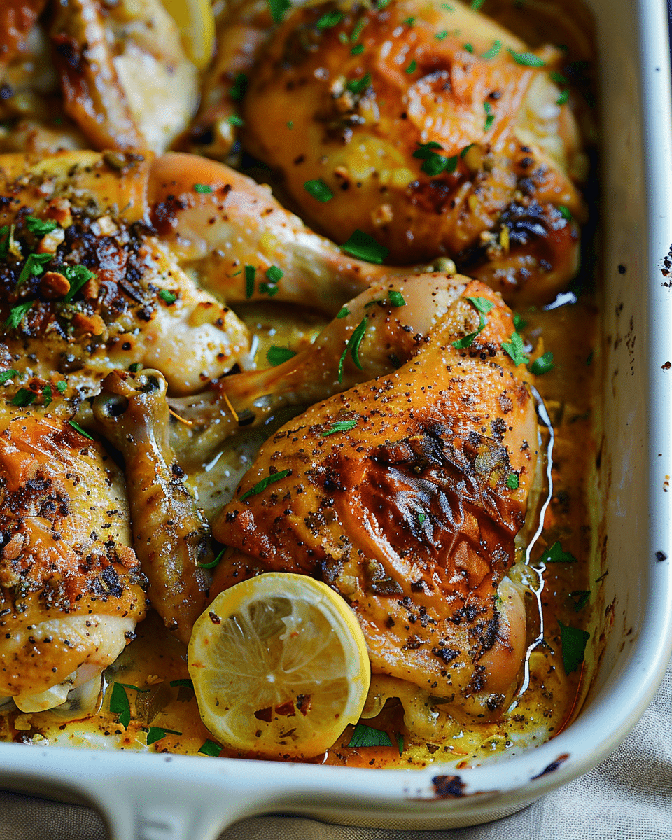 Baked Lemon Butter Chicken