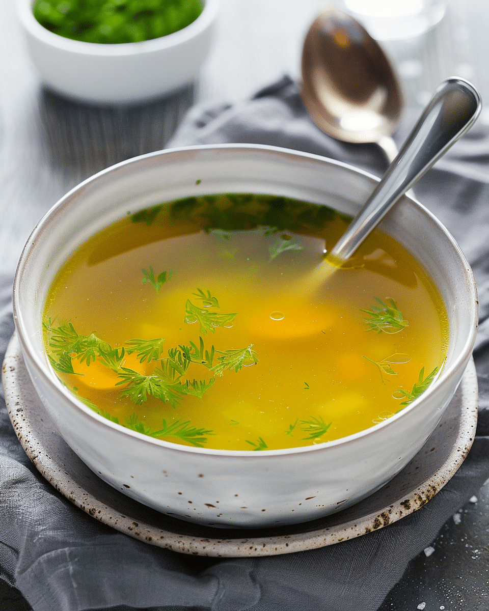 20 Min Healing Broth Soup