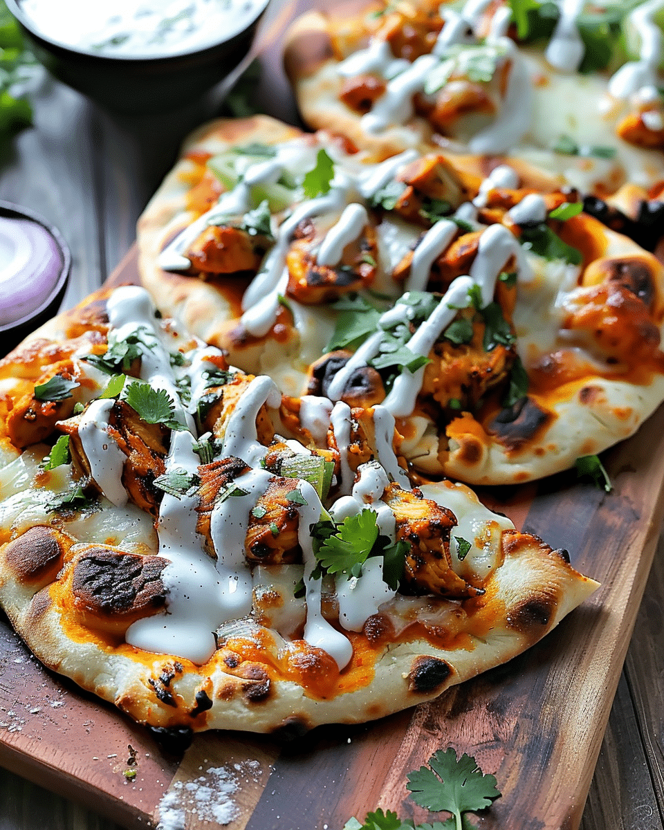 Tandoori Chicken Naan Pizza: A Flavorful Twist on Tradition
