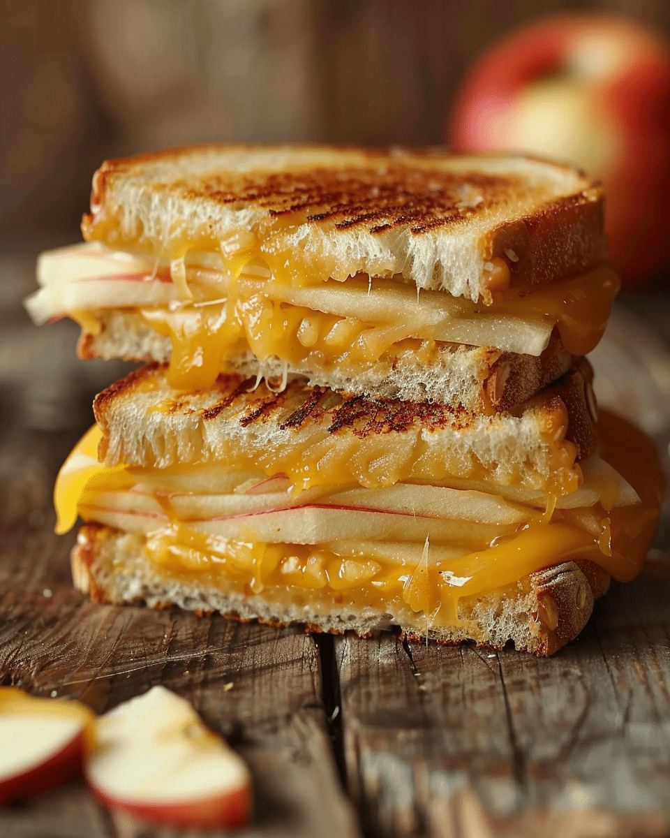 Hot Honey Apple Cheddar Sandwich