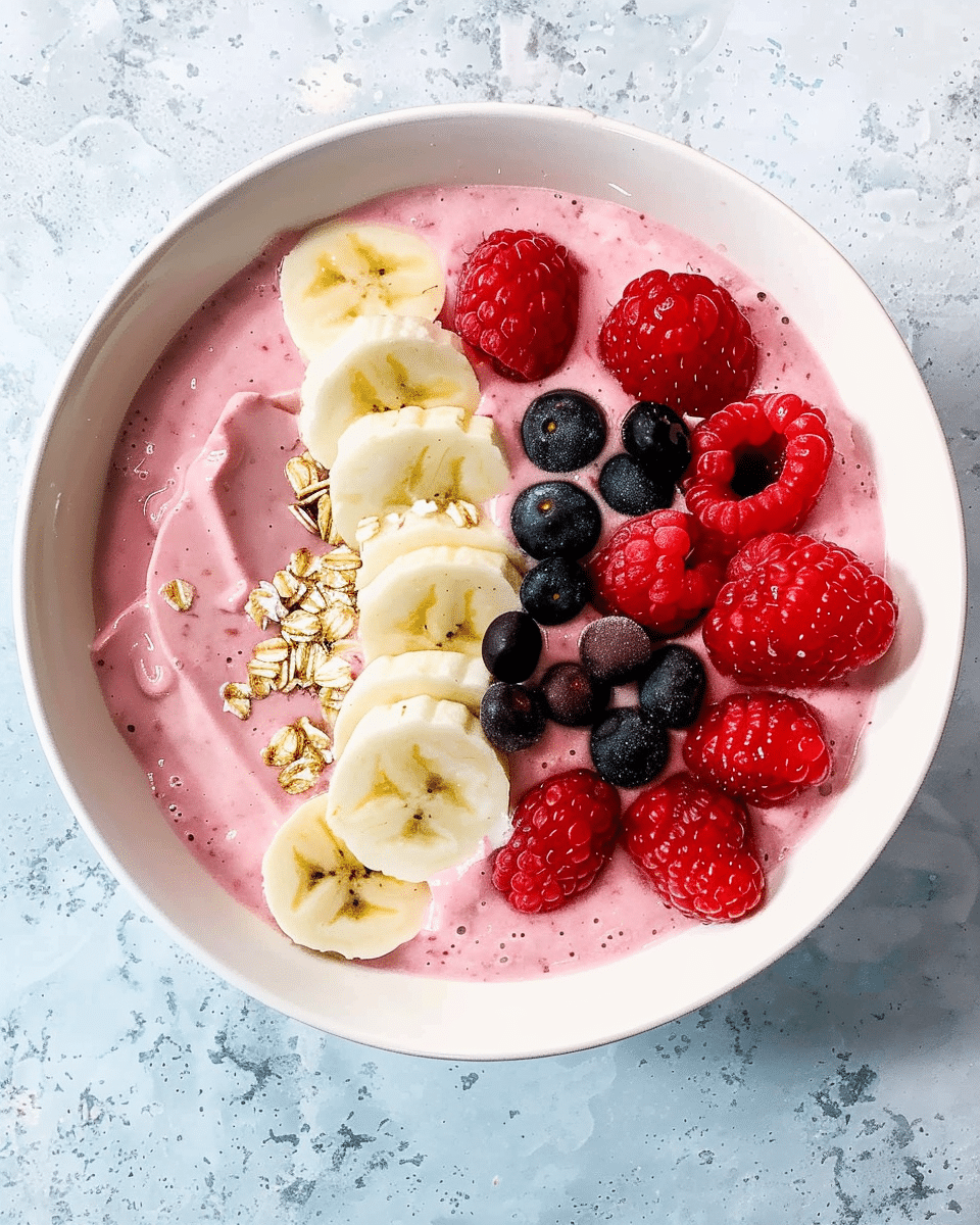 5-Minute Smoothie Bowl for One (with Greek Yogurt)