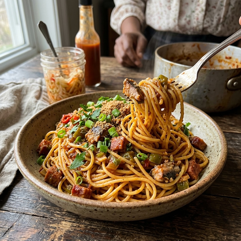 Authentic Haitian Spaghetti