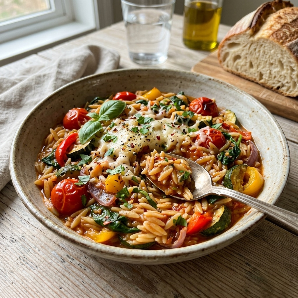 Veggie Orzo