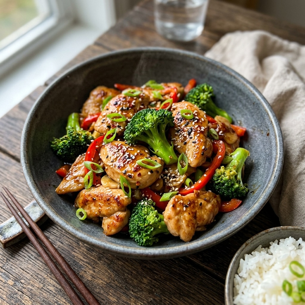 Chicken Broccoli Stir Fry (Extra Sauce!)