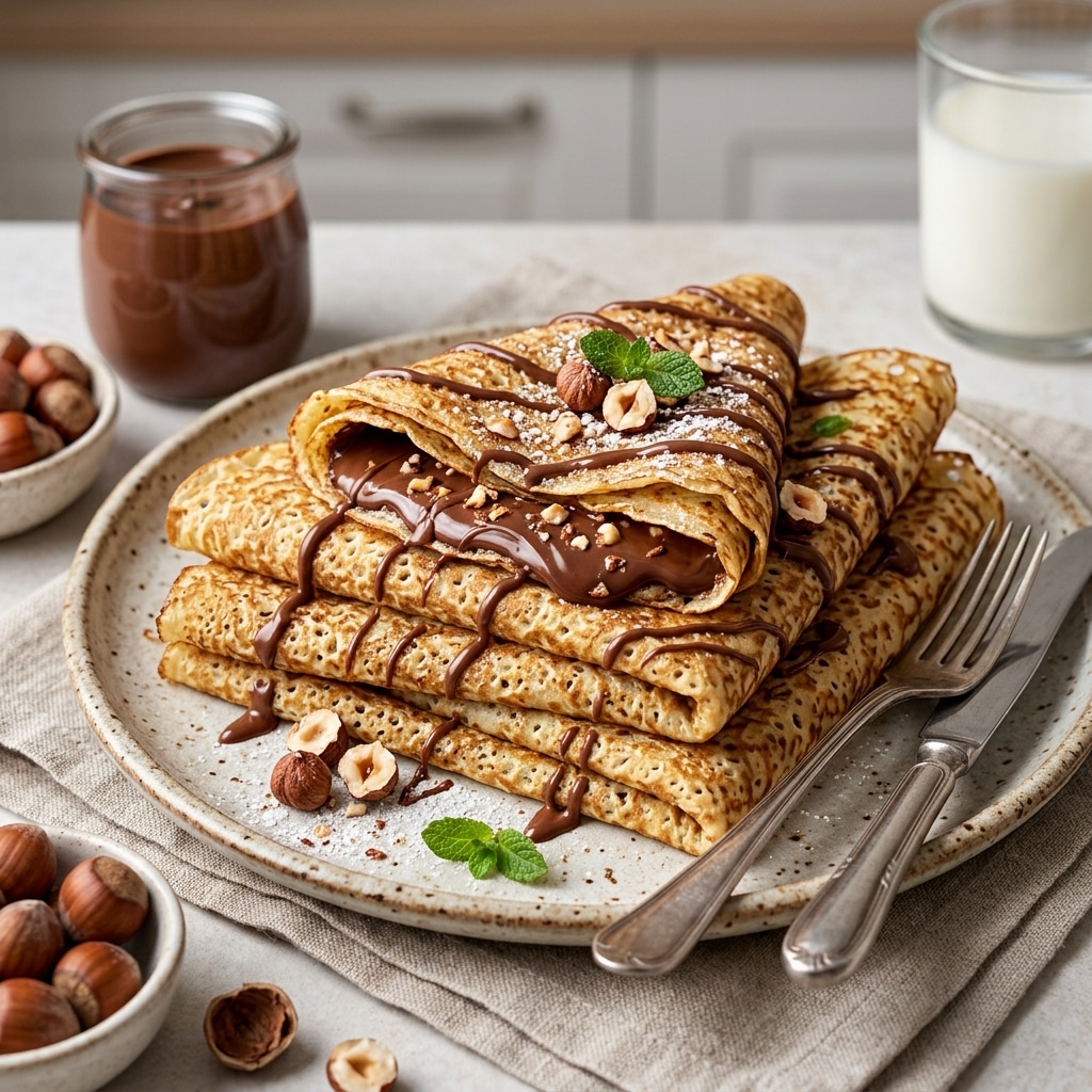 Easy Chocolate Hazelnut Crêpes Best 15-Minute Dessert Recipe