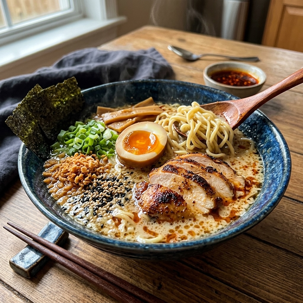 Creamy Garlic Chicken Ramen: An Incredible Ultimate Recipe