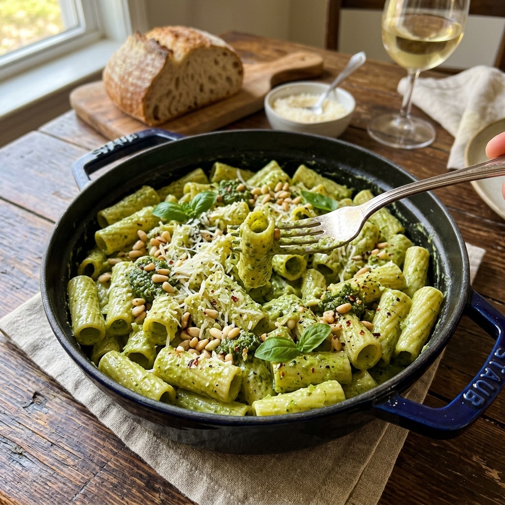Creamy Pesto Sauce Pasta (Best Easy One Pot Recipe)