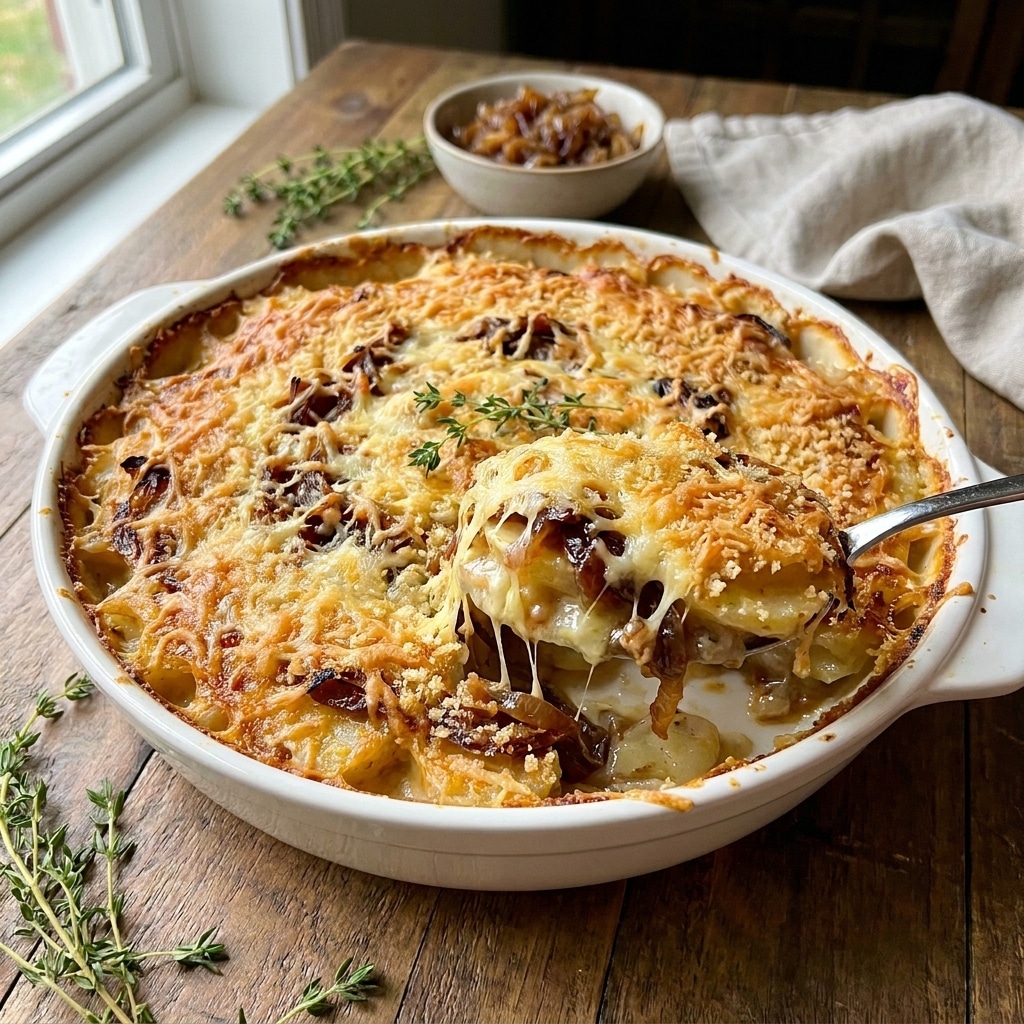 French Onion Funeral Potatoes