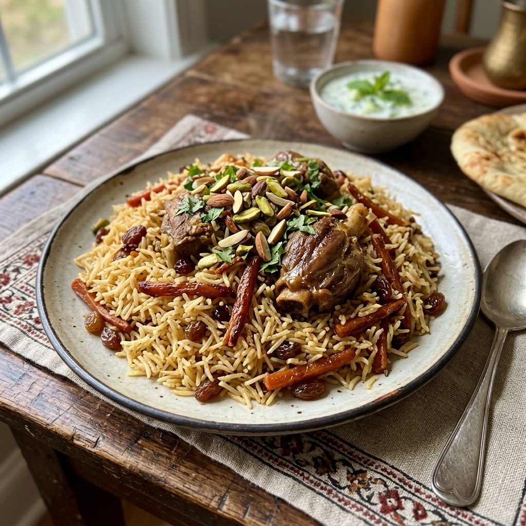 Kabuli Pulao, Afghan Rice