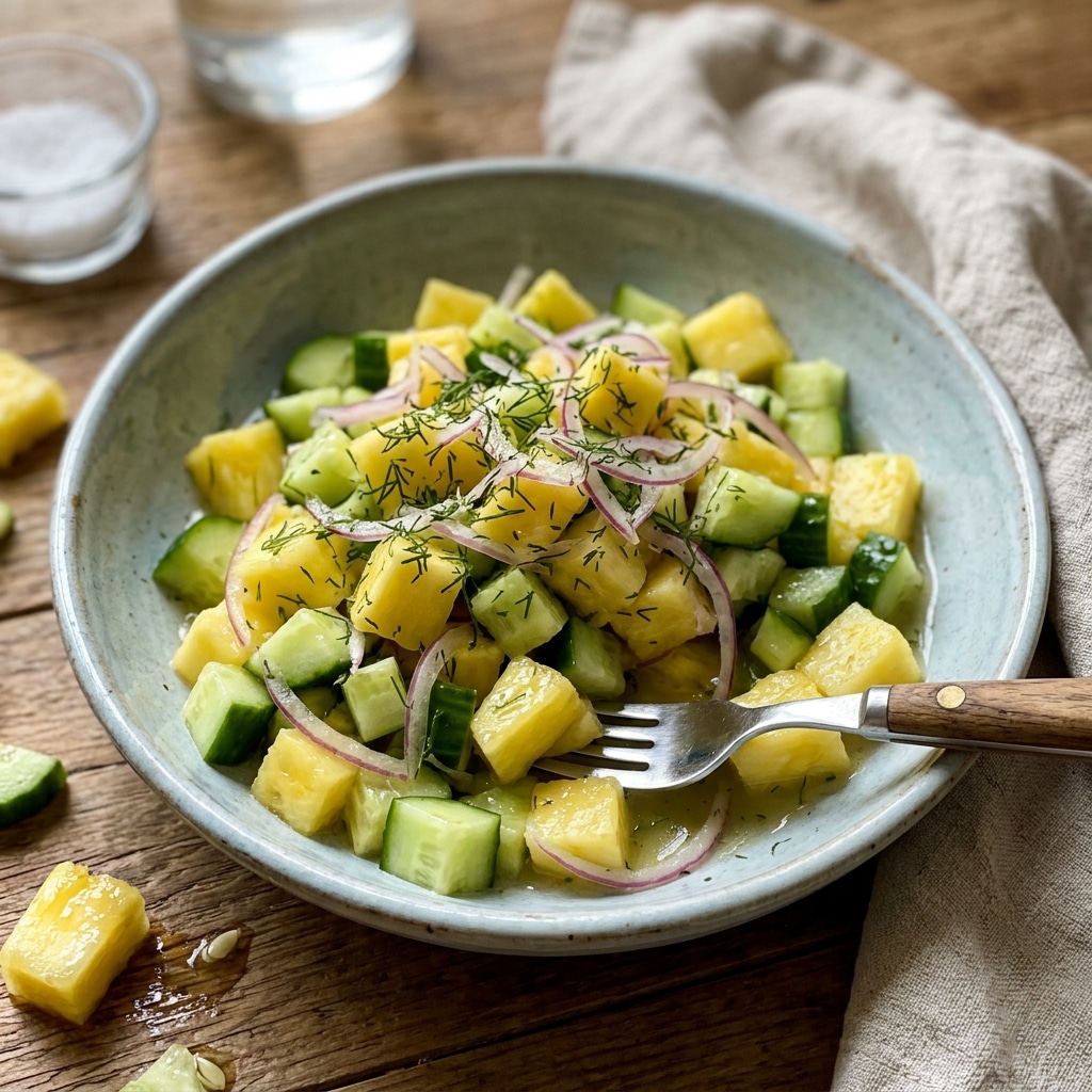 Pineapple Cucumber Salad