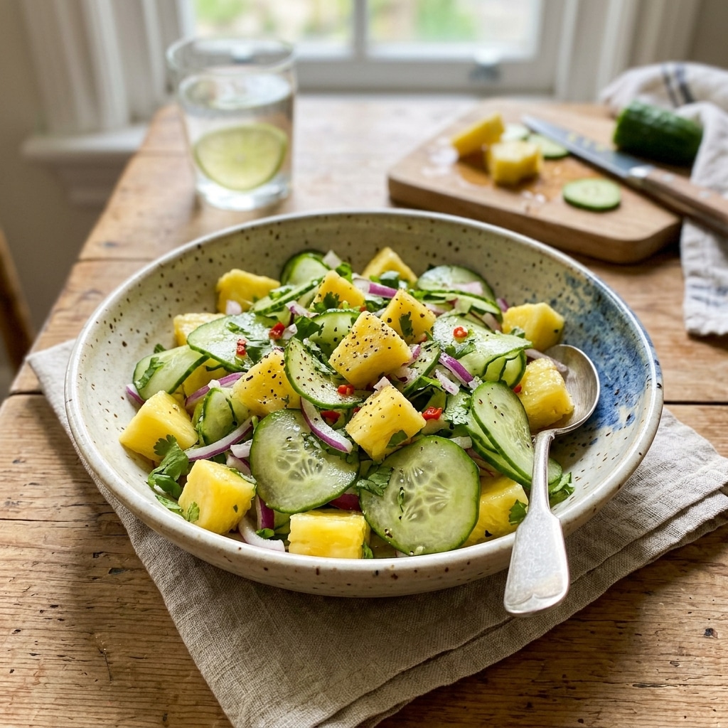 Pineapple Cucumber Salad