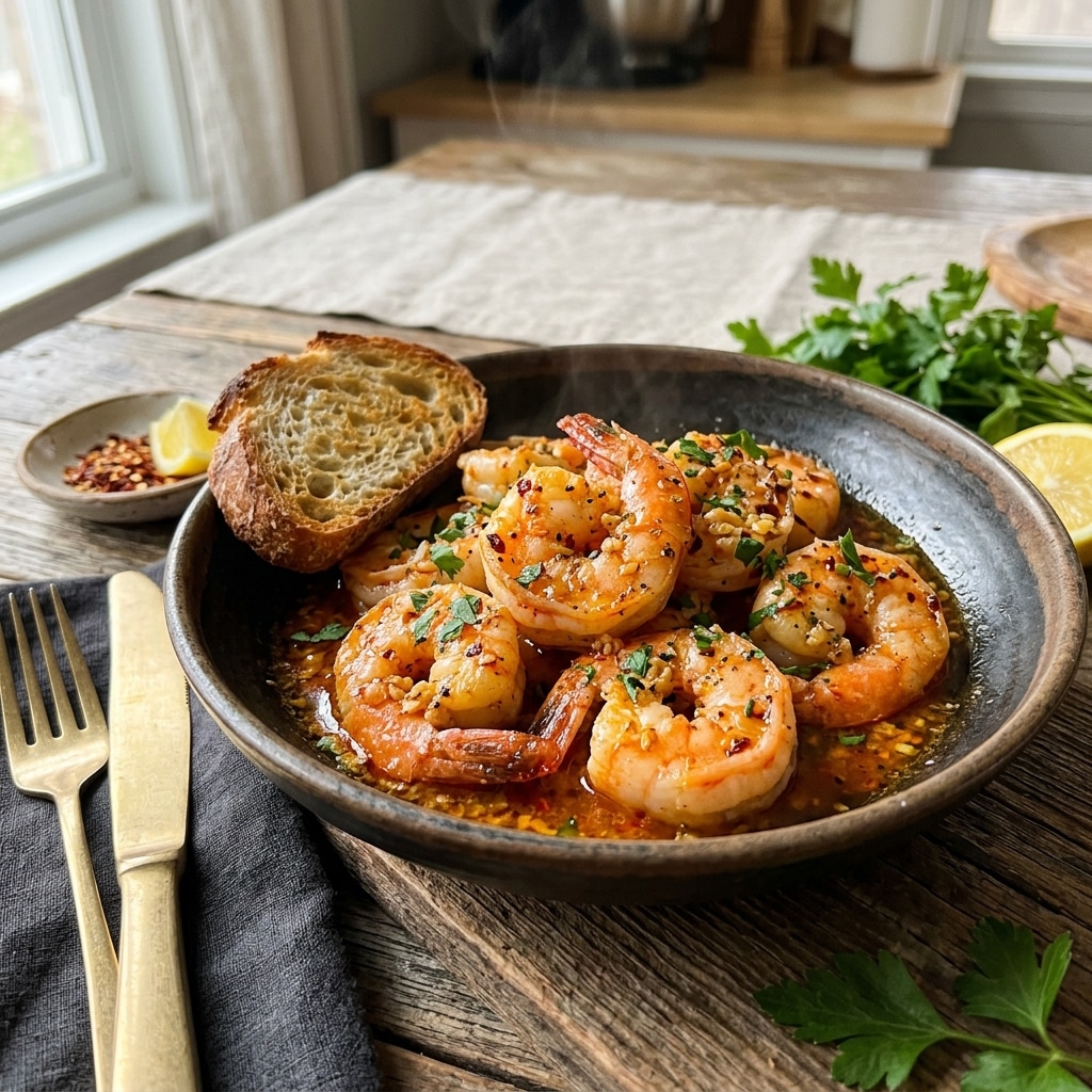 Spicy Garlic Butter Shrimp