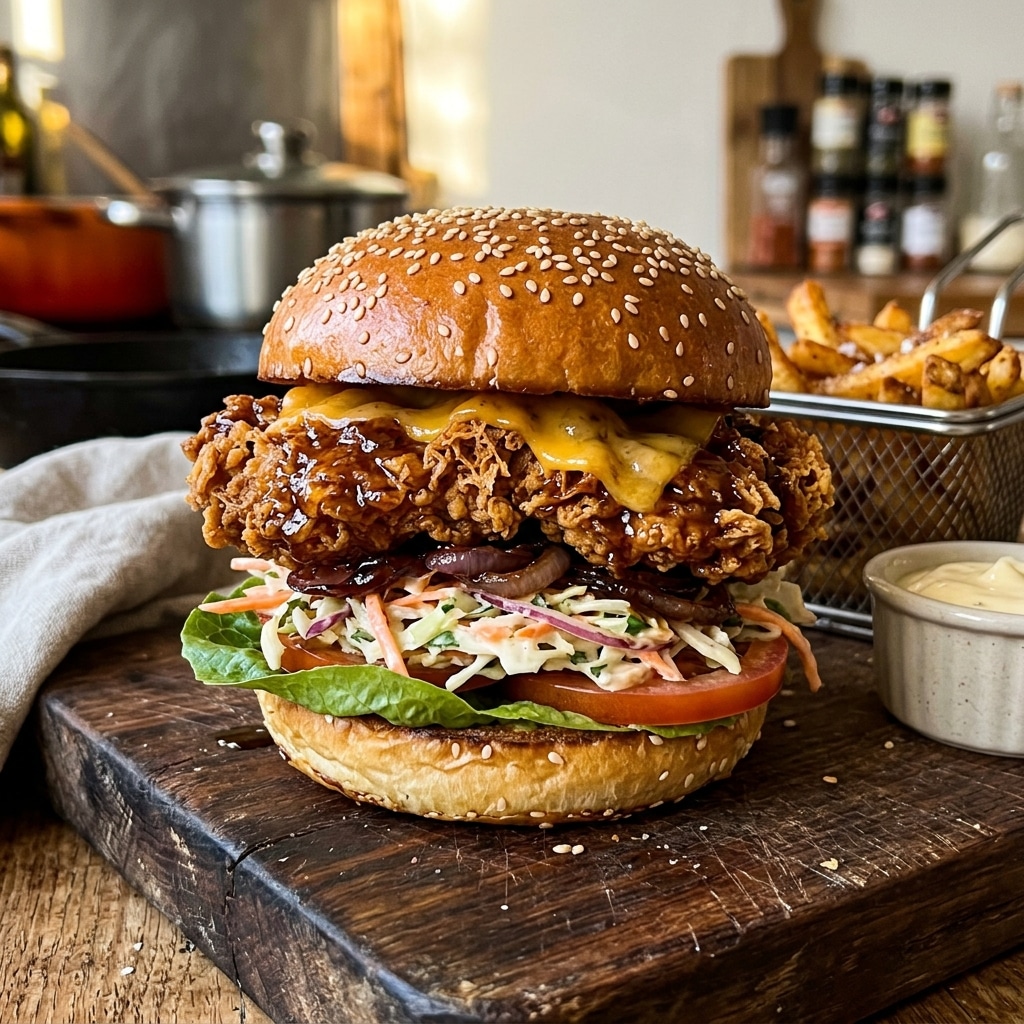 Sticky Crispy Kipburger