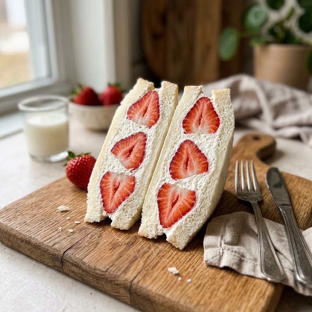 4-Ingredient Strawberry Sando