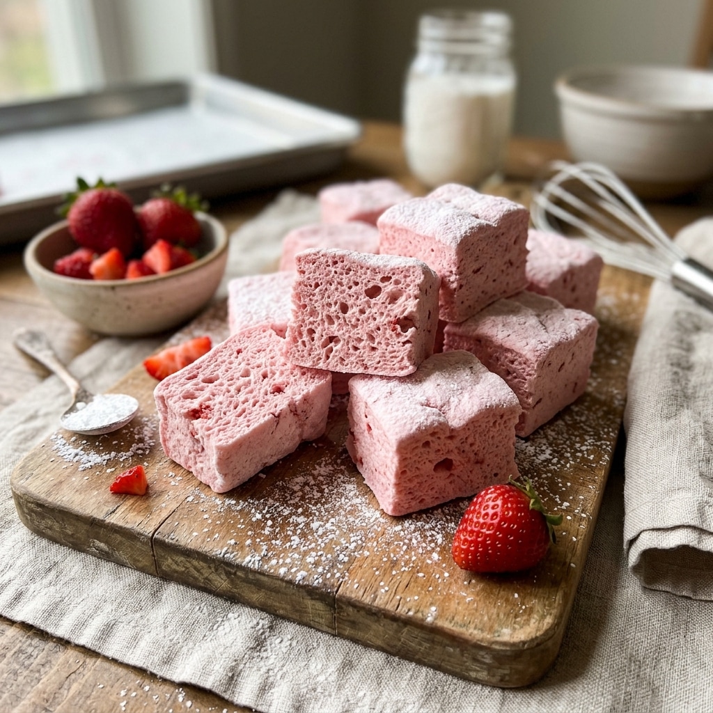 Strawberry Pink Marshmallows