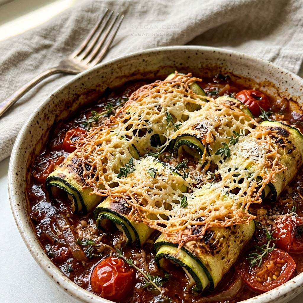 Vegan Zucchini Rollatini