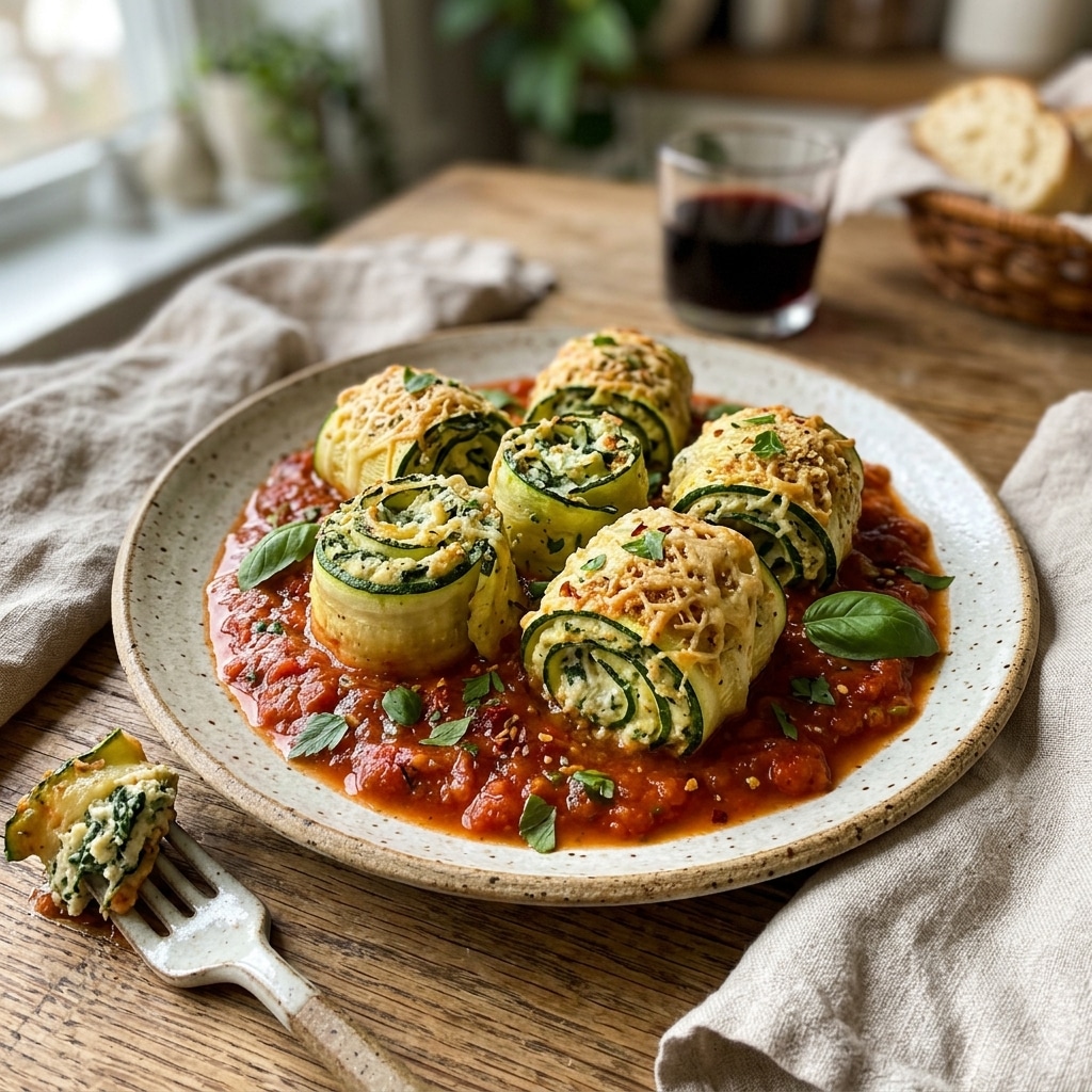 Vegan Zucchini Rollatini