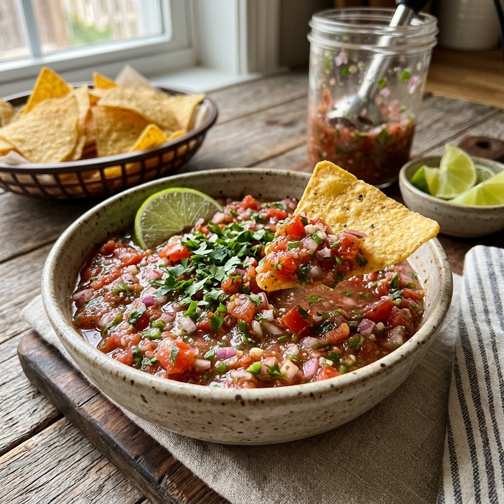 Blender Salsa (Restaurant Style Salsa)