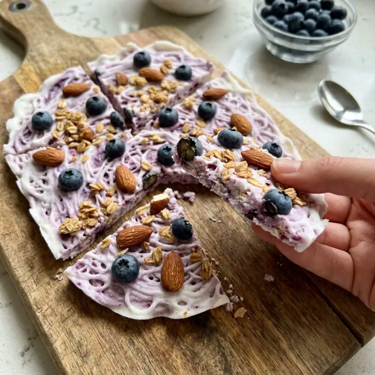Blueberry Frozen Yogurt Bark