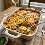 Cheesy Hamburger Potato Casserole