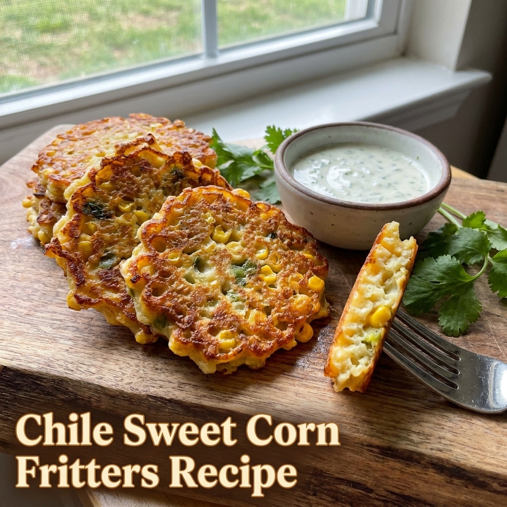 Chile Sweet Corn Fritters