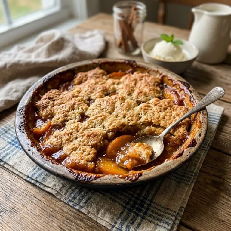 Classic Southern Peach Cobbler