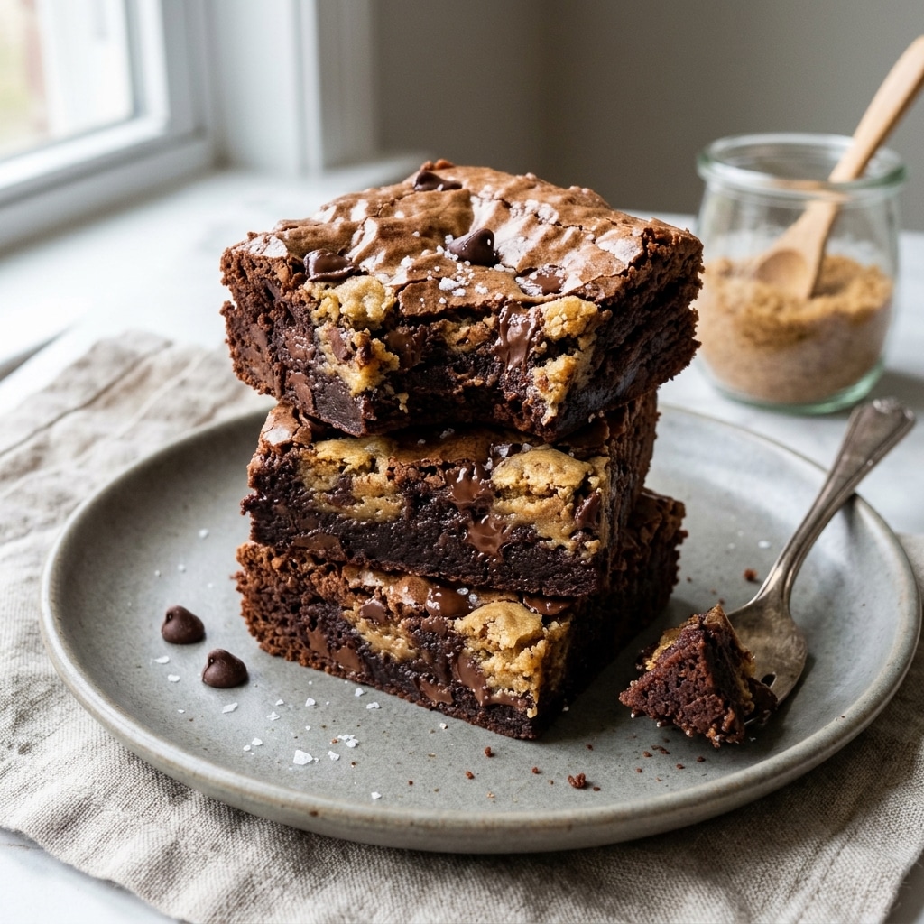 Cookie Dough Brownies