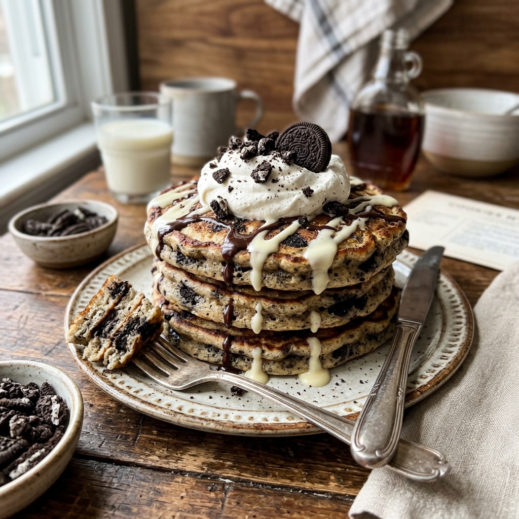Cookies n' Creme Pancakes