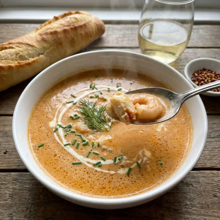Creamy Crab and Shrimp Seafood Bisque