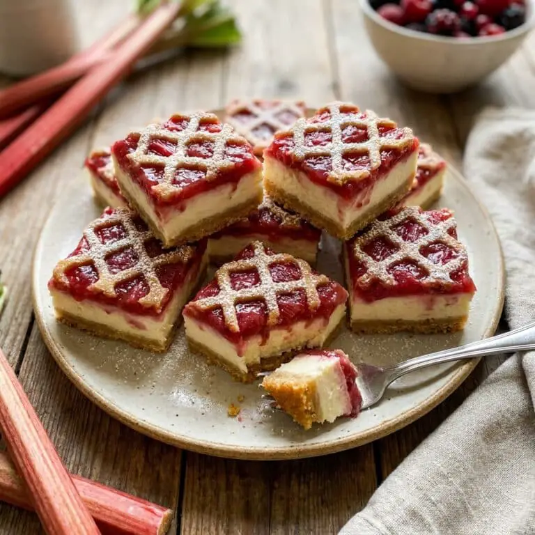 Delicious Rhubarb Cream Cheese Bars Perfect for Any Celebration