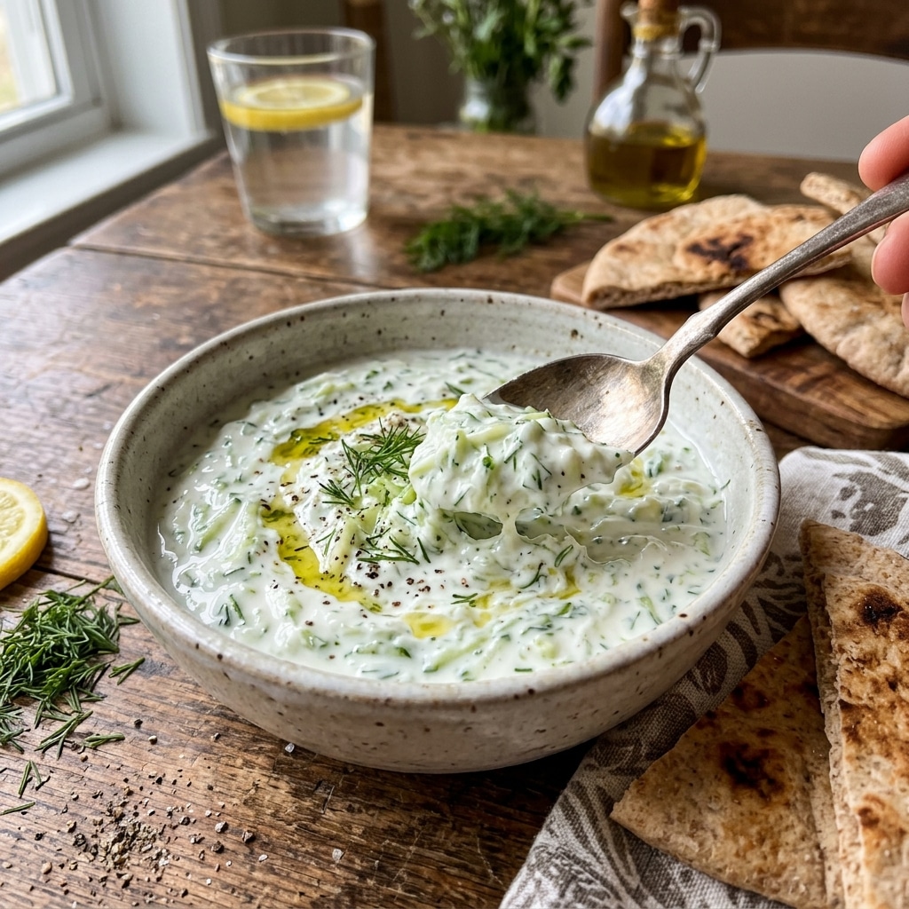 Easy 10 Minute Healthy Tzatziki Sauce