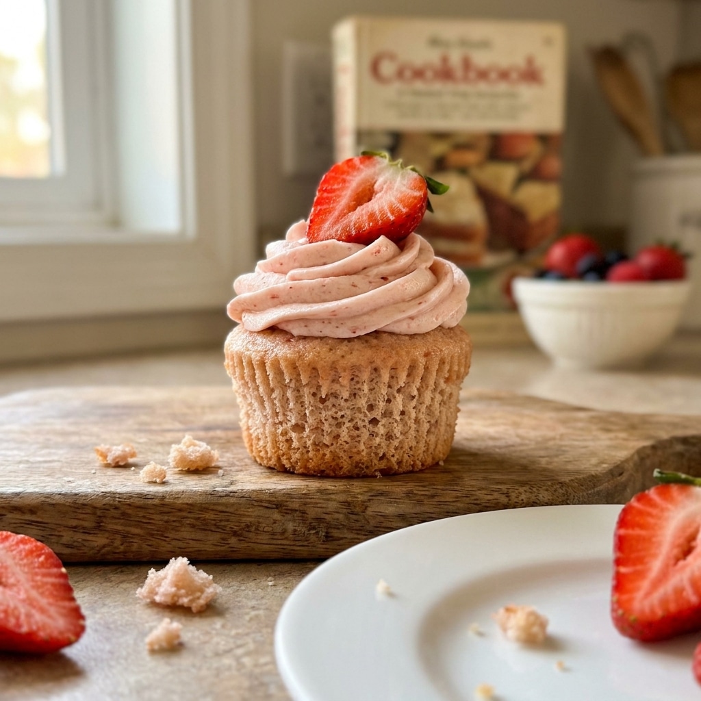 Fresh Strawberry Cupcakes